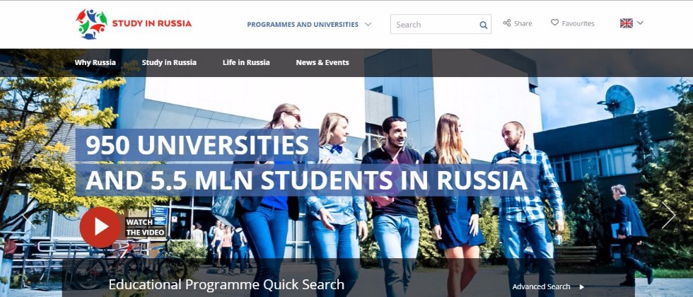 Study in Russia Website: One Click away from the Best Russian Universities ,study in Russia, study in Russian universities, Russian universities