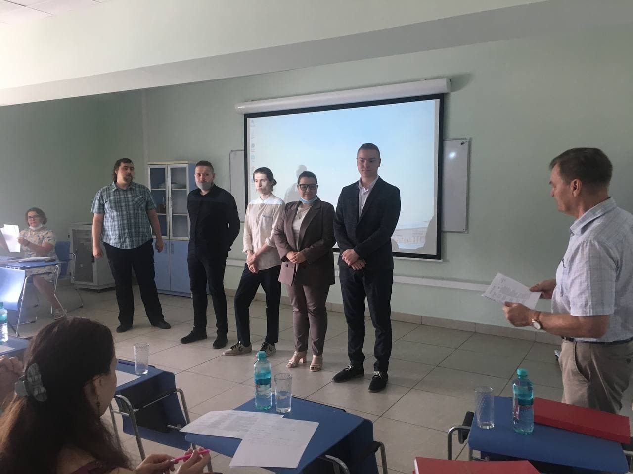 The thesis defense of students of the  ,LIRS, ITIS, master's program, robotics