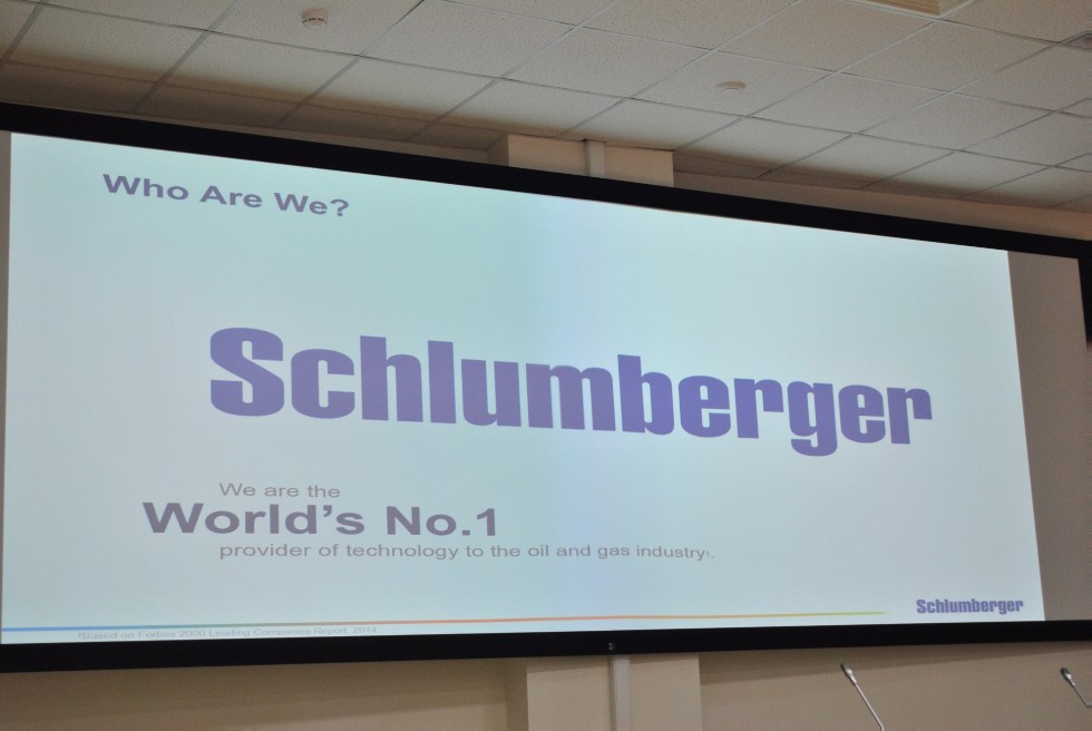 �������� ������ ������� ����� � �������� Schlumberger