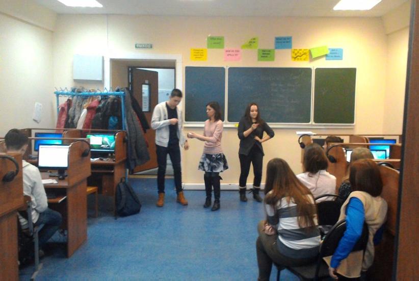 Students of the Institute of Physics turned out to be romantic.... awaiting for St. Valentine's Day