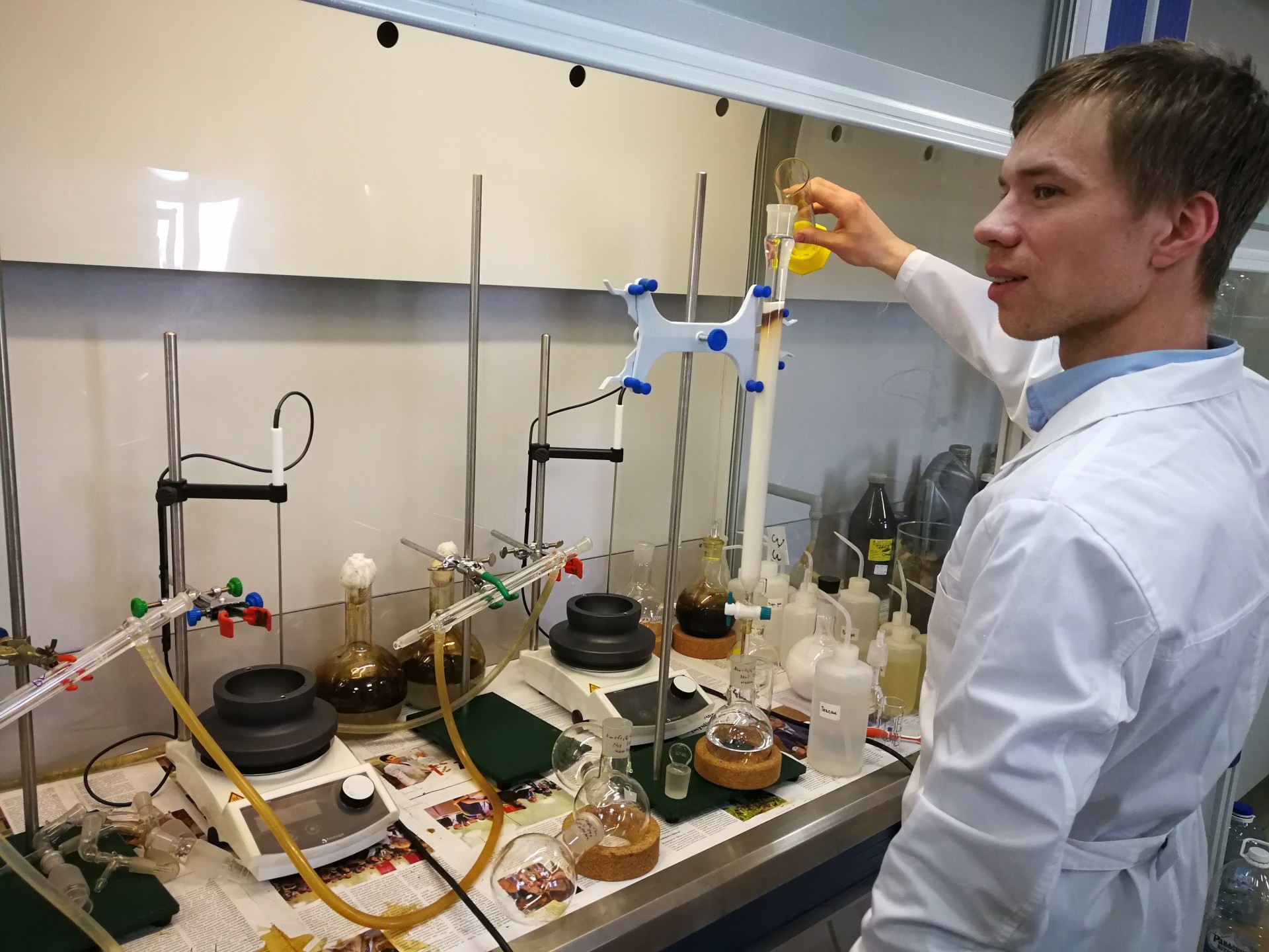 In-Situ Combustion Lab Proposes New Methods of Petroleum Extraction Based on Injections of Colloid Solutions with Nanosized Metal Oxides ,SAU EcoOil, In-Situ Combustion Lab, Russian Presidential Grant