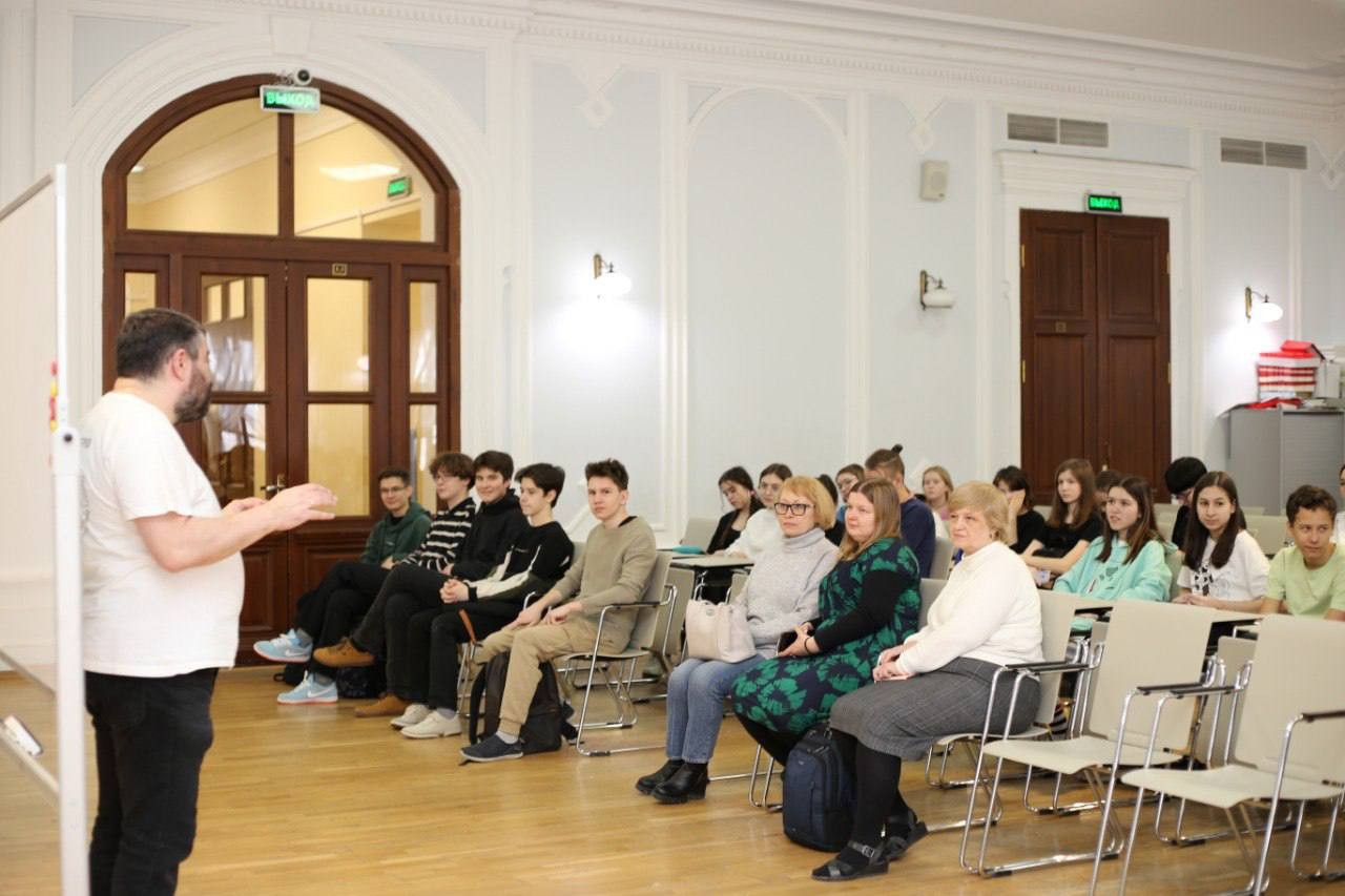 Лицей посетил российский математик Андрей Райгородский ,2022-2023 учебный год, профессиональная ориентация обучающихся