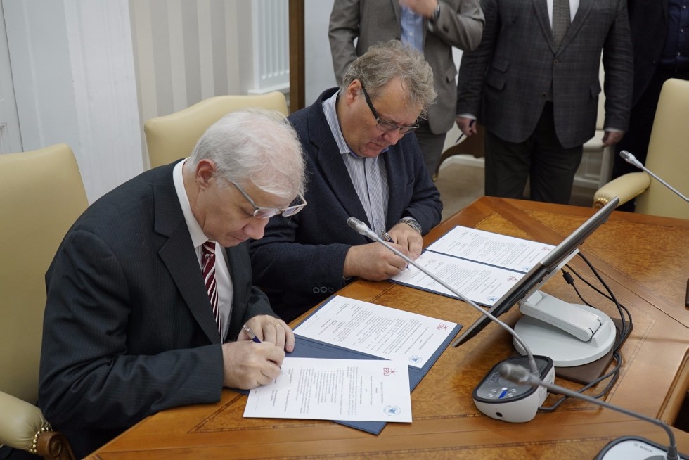 Visit by Rector of Egyptian Russian University Mohamed Abd El Nabi