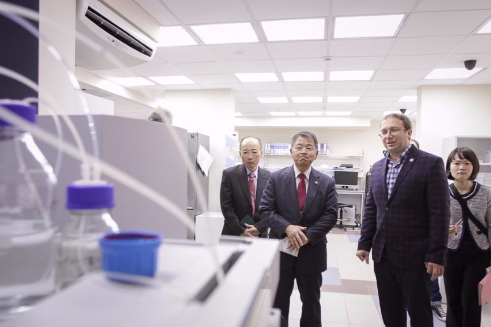 President of Kanazawa University Pays a Return Visit ,Japan, Kanazawa University, IFMB, Medical Simulation Center, Dentistry Training Class, double diplomas
