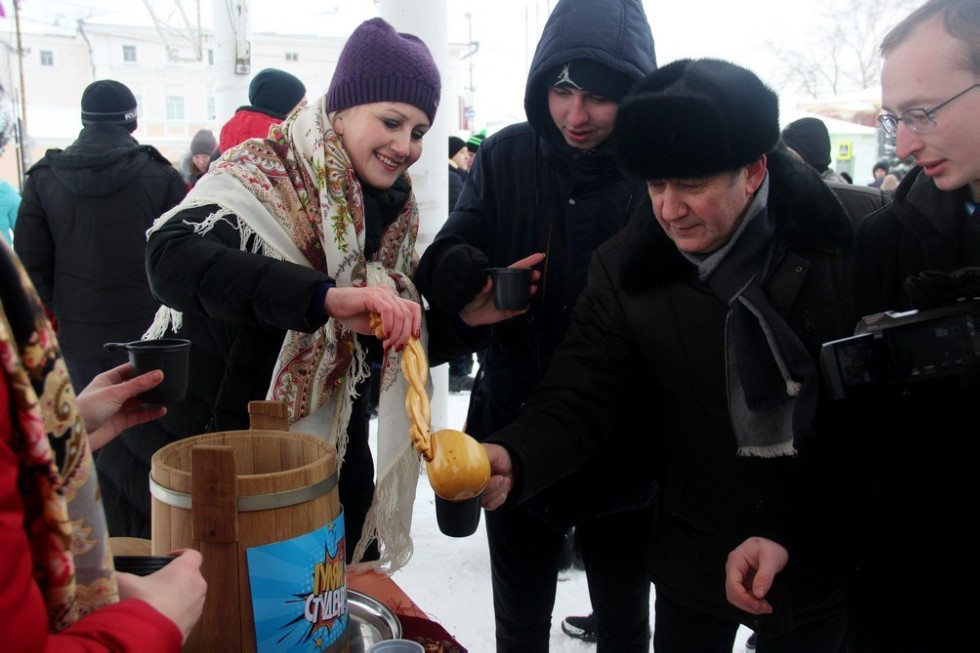 The students of Yelabuga Institute KFU celebrated Tatyana's day as a large-scale holiday.