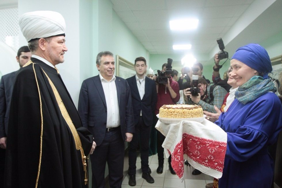 Delegation of the Muslim Board of Russia at Kazan University
