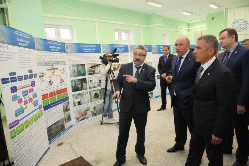 Rustam Minnikhanov: 'Large Enterprises Need KFU Developments'
