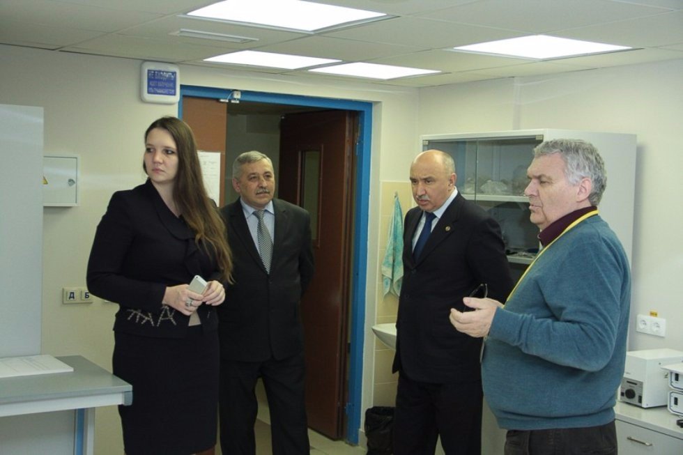 Deputy Minister of Education and Science Yekaterina Tolstikova Visits Kazan University ,Yekaterina Tolstikova, Ildar Khalikov, MES
