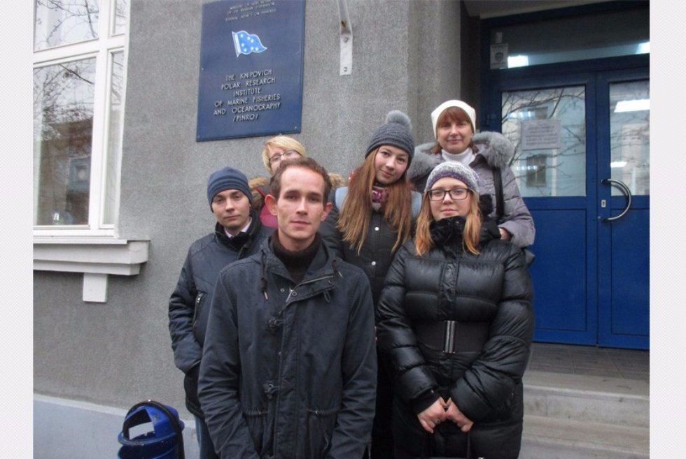 Казанские участники конференции у ПИНРО В фокусе исследований зоологов ИФМиБ КФУ - проблемы изучения и сохранения биоразнообразия Арктики