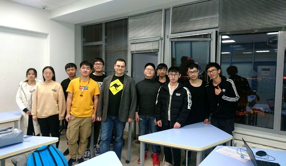 Students from China finished their internship at the Laboratory of intelligent robotic systems ,LIRS, ROS, Gazebo, robotics, internship, Peking University, Beijing, China, students