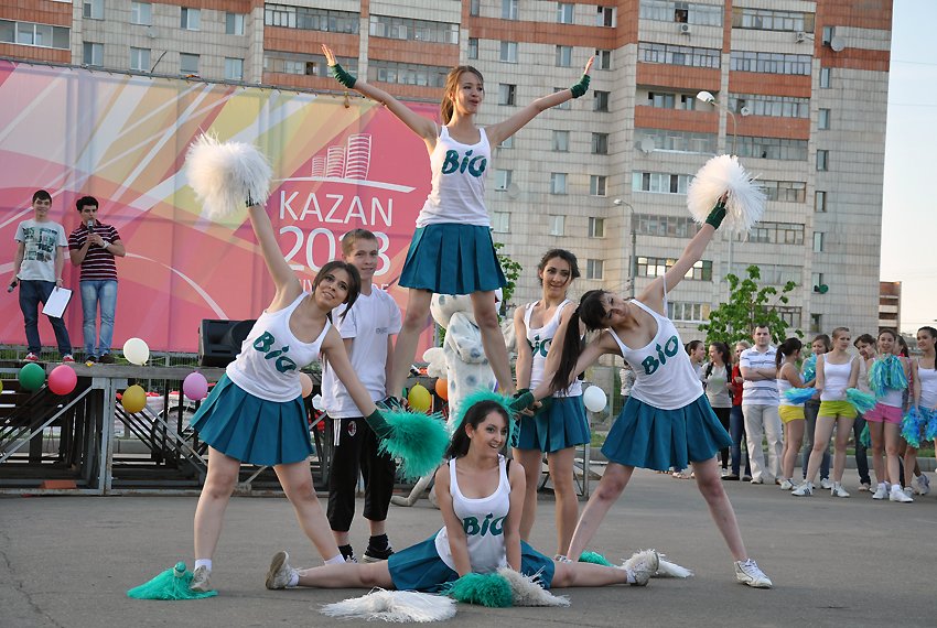 Первенство по черлидерству в Деревне Универсиады Первенство по черлидерству в Деревне Универсиады