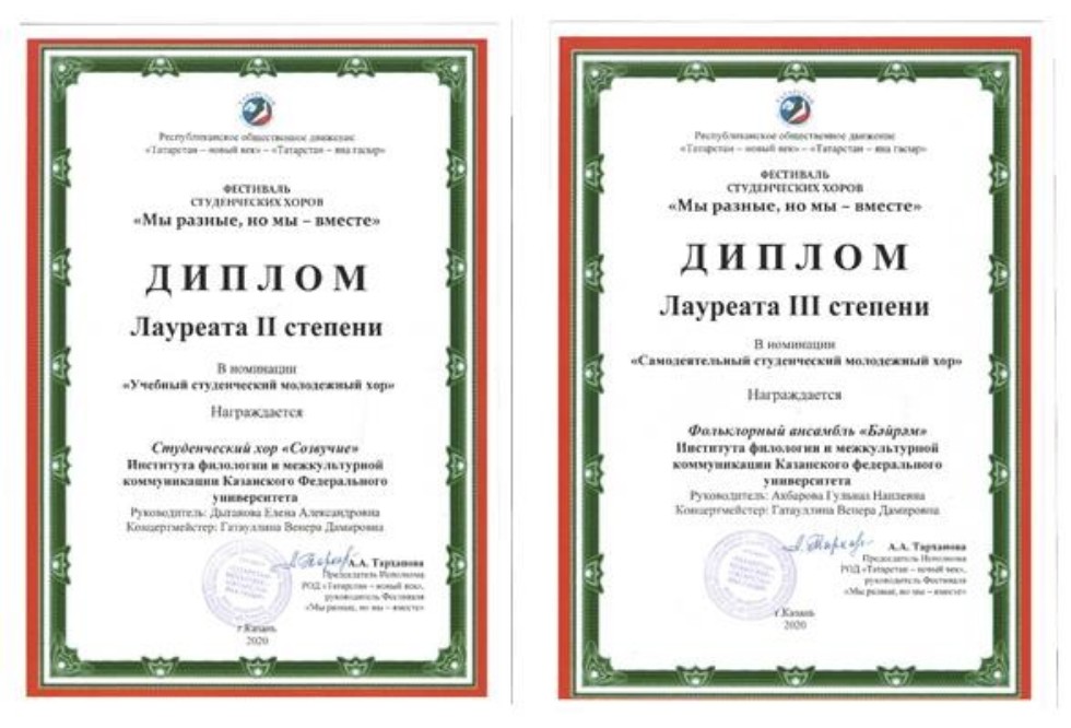 ПОБЕДЫ ВОКАЛЬНО-ХОРОВЫХ КОЛЛЕКТИВОВ ИФМК В ФЕСТИВАЛЕ СТУДЕНЧЕСКИХ ХОРОВ ПОБЕДЫ ВОКАЛЬНО-ХОРОВЫХ КОЛЛЕКТИВОВ ИФМК В ФЕСТИВАЛЕ СТУДЕНЧЕСКИХ ХОРОВ