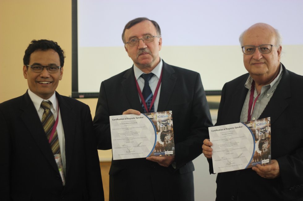 ������������� ����������������� �������� �� ������������� � ���������� ������ ICIBSoS 2015