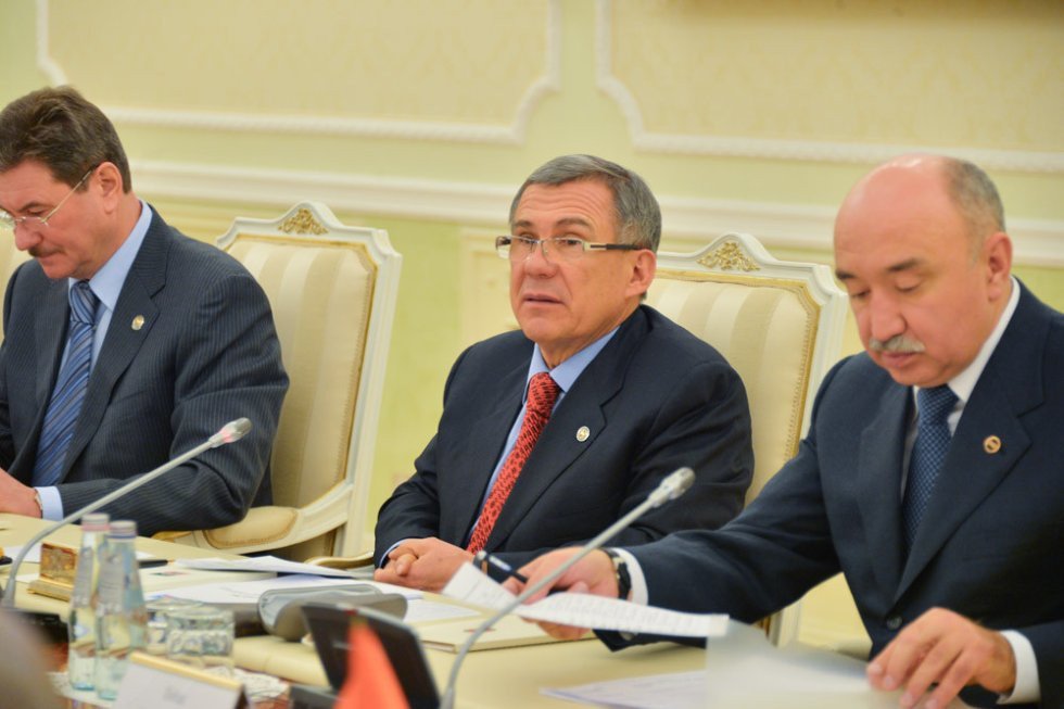 Rustam Minnikhanov meets with Ambassadors of Africa to Russia