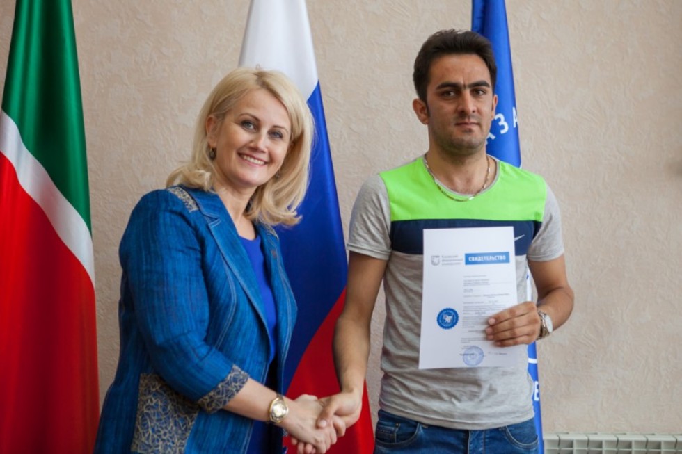 В Елабужском институте КФУ завершилось обучение студентов из Ирана В Елабужском институте КФУ завершилось обучение студентов из Ирана