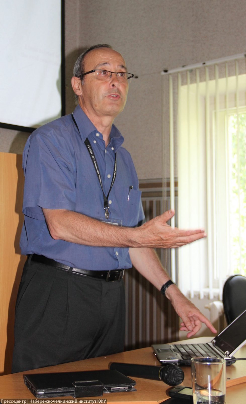 Профессор Алан Ле Миоте (Франко-Квебекский институт) выступил в Набережночелнинском институте КФУ