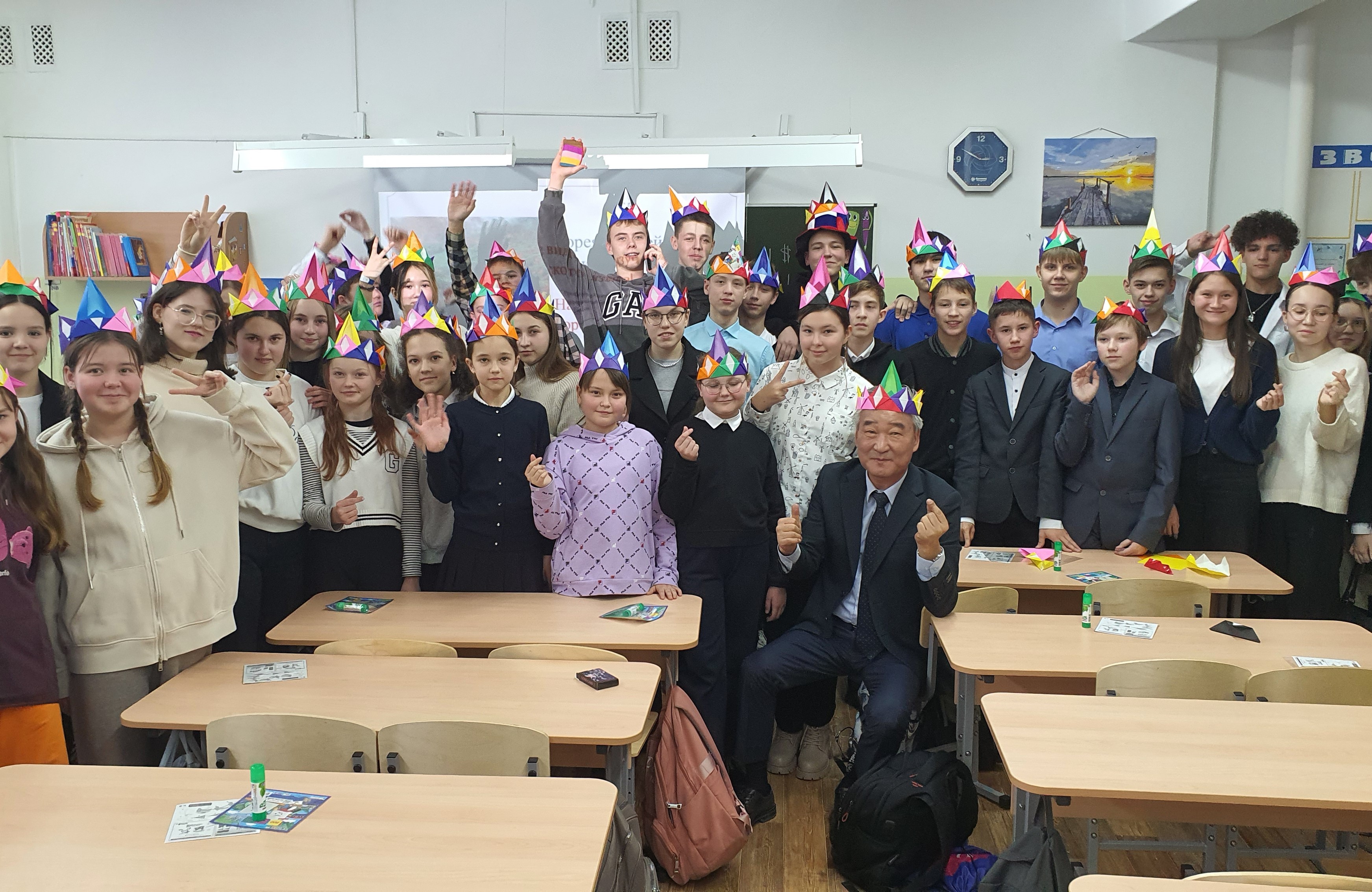 Профессор Ко Ен Чоль посетил школу МБОУ СОШ №14 г. Новочебоксарск Профессор Ко Ен Чоль посетил школу МБОУ СОШ №14 г. Новочебоксарск