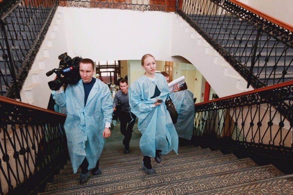 Rector Ilshat Gafurov Held a Media Tour Around Kazan University's Medical Cluster