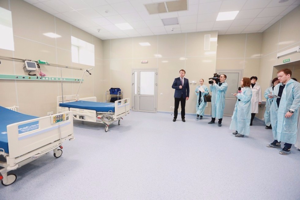 Rector Ilshat Gafurov Held a Media Tour Around Kazan University's Medical Cluster