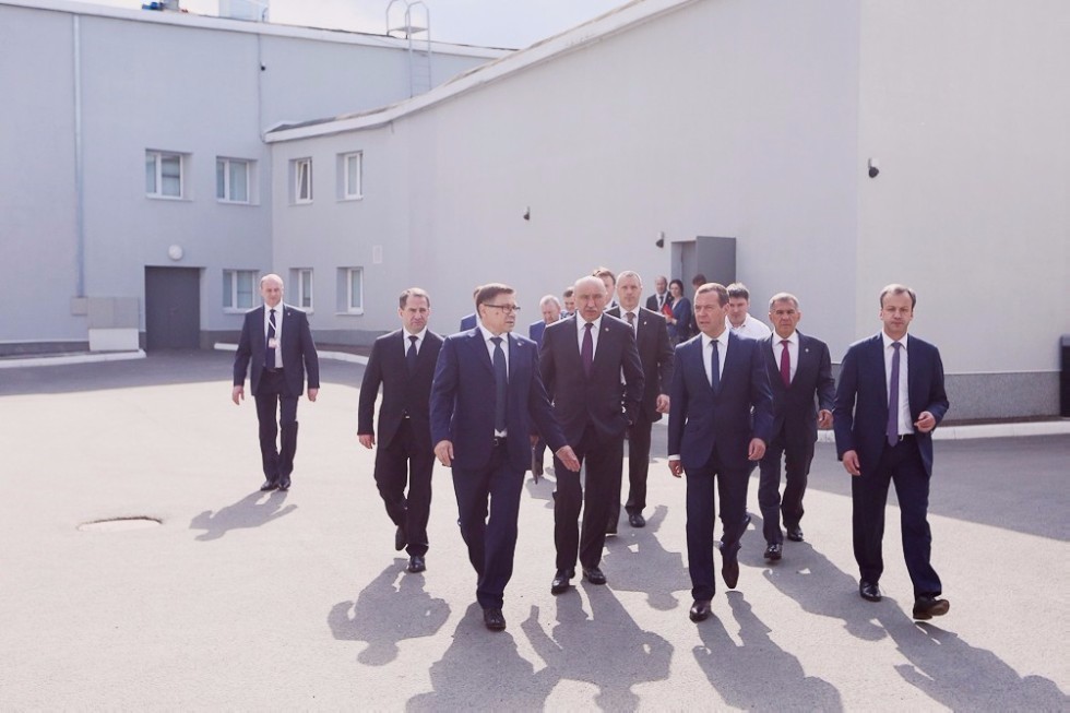 Prime Minister of Russia Dmitry Medvedev Visited Kazan University