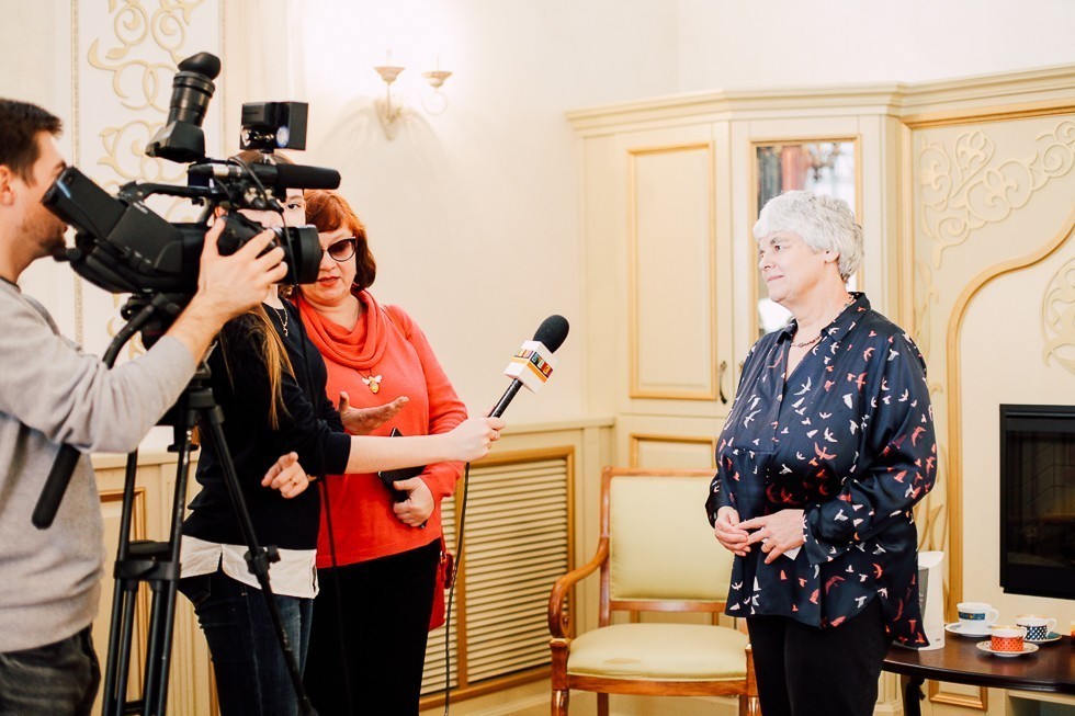 Professor Janet Hartley, London School of Economics, presented her research in Russian history Professor Janet Hartley, London School of Economics, presented her research in Russian history