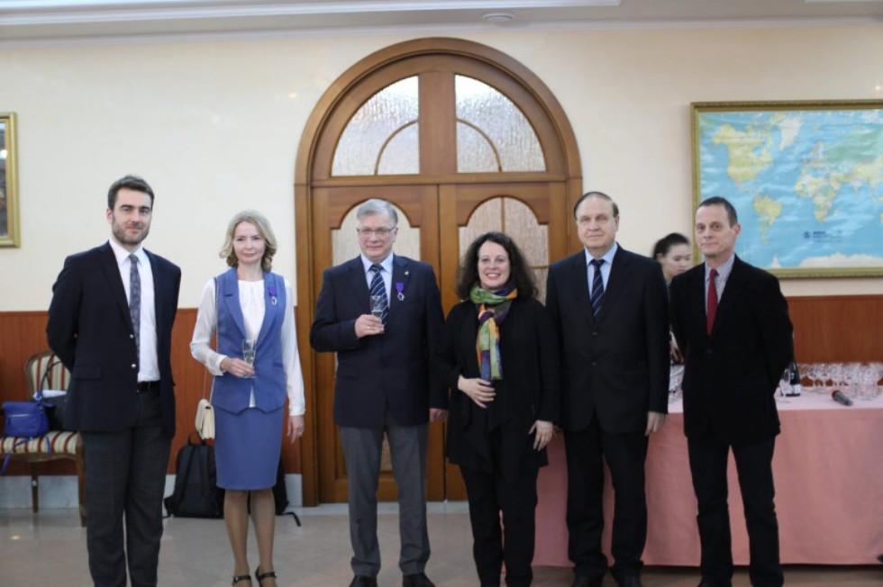 Вручение государственной награды Республики Франции ? Ордена Академических пальм Вручение государственной награды Республики Франции ? Ордена Академических пальм