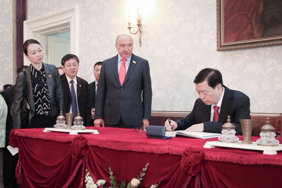 Chairman of the Standing Committee of the National People's Congress of the People's Republic of China Zhang Dejiang Visits University ,China, international cooperation