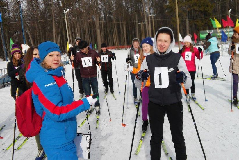 Приём нормативов ГТО по лыжным гонкам