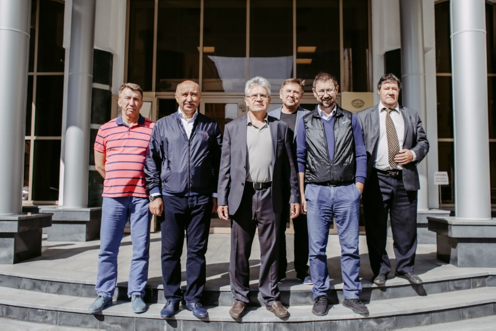 President of the Russian Academy of Sciences Alexander Sergeev got acquainted with KFU's developments ,Planetarium, Observatory, IGPT, IFMB, IC, Russian Academy of Sciences