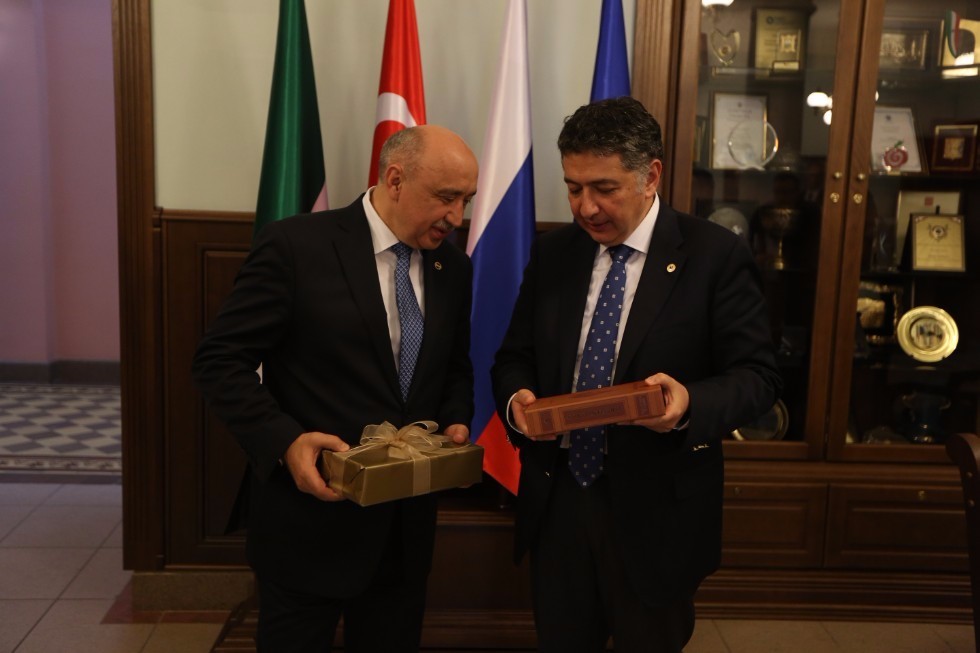 Rector Ilshat Gafurov Met with Rector of Bosphorus University Mehmed Ozkan