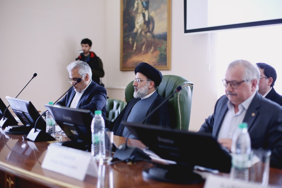 Ebrahim Raisi, Grand Custodian of Astan Quds Razavi Foundation, visited Kazan University Ebrahim Raisi, Grand Custodian of Astan Quds Razavi Foundation, visited Kazan University