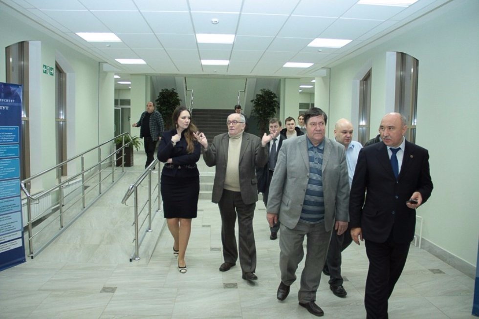 Deputy Minister of Education and Science Yekaterina Tolstikova Visits Kazan University ,Yekaterina Tolstikova, Ildar Khalikov, MES