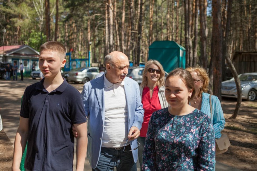 Profile session 'IT-territory' was opened with a ceremonial event on the ground of sports camp 'Burevestnik'