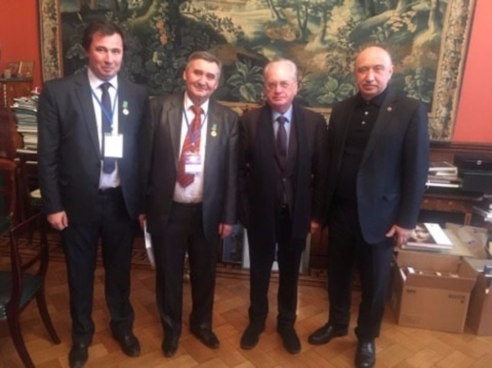 Rector Ilshat Gafurov's Visit to Saint-Petersburg