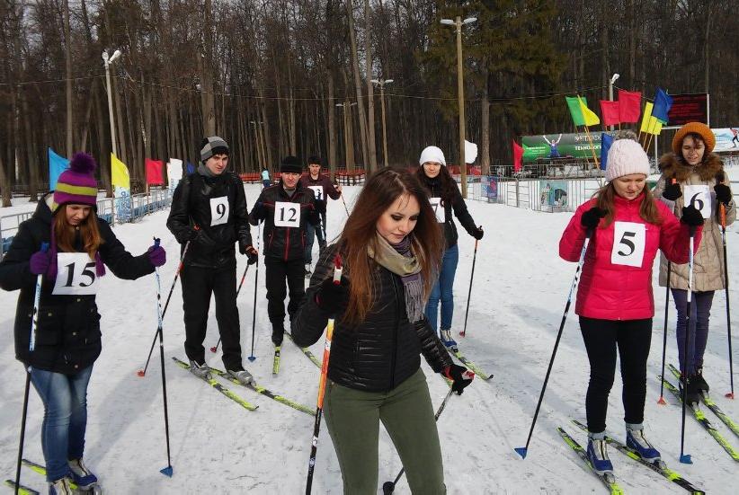 Приём нормативов ГТО по лыжным гонкам