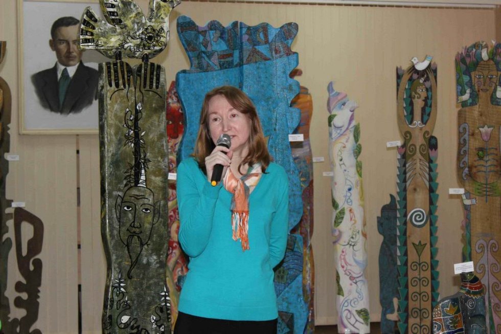 Сегодня в Елабужском институте КФУ состоялась презентация выставки работ участников всероссийского этно-арт-симпозиума 'Песнь о Шурале',посвященной 130 - летию со дня рождения татарского поэта Габдуллы Тукая Сегодня в Елабужском институте КФУ состоялась презентация выставки работ участников всероссийского этно-арт-симпозиума 'Песнь о Шурале',посвященной 130 - летию со дня рождения татарского поэта Габдуллы Тукая