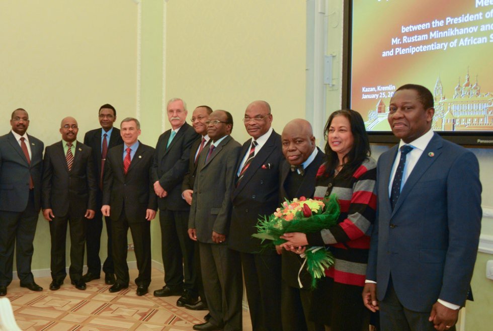 Rustam Minnikhanov meets with Ambassadors of Africa to Russia