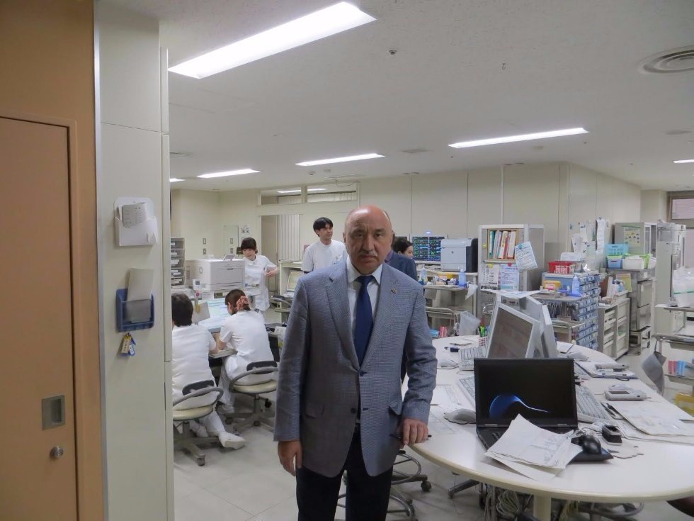 Rector Ilshat Gafurov's Meeting with President of Kanazawa University Yamazaki Koetsu