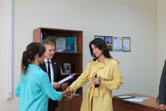 Tina Kandelaki in IT-Lyceum