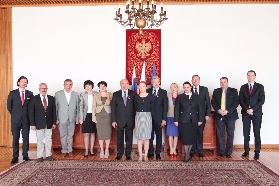 Rector Ilshat Gafurov Receives Polish Cross of Merit from Ambassador Katarzyna Pelczynska-Nalecz