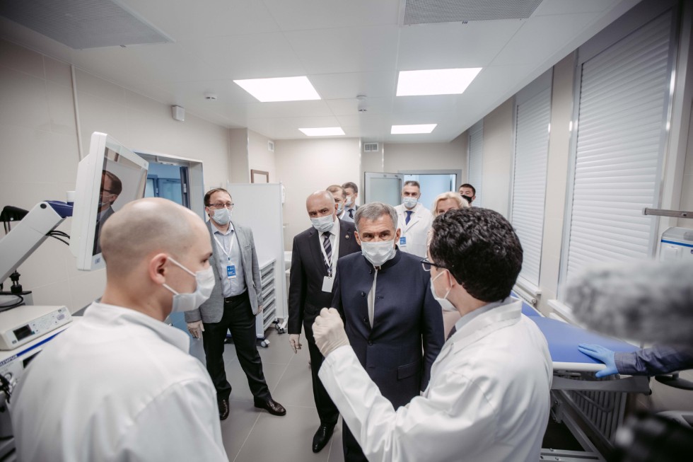 Center for Precision and Regenerative Medicine toured by President of Tatarstan Rustam Minnikhanov ,President of Tatarstan, RCCPRM, IFMB