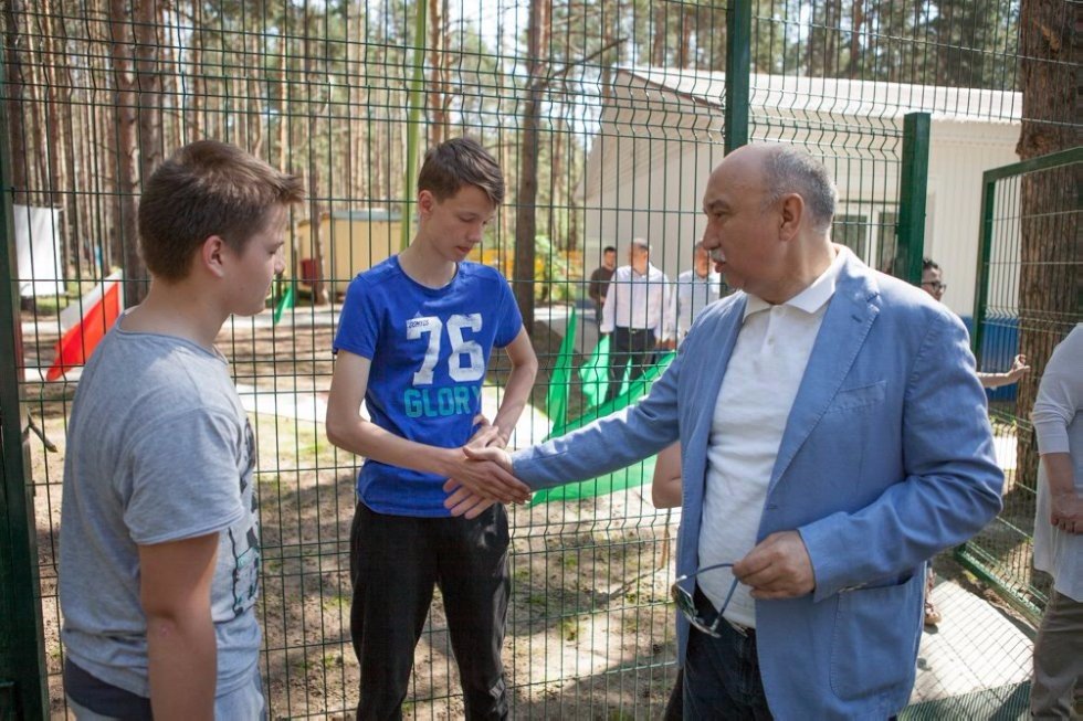 Торжественное открытие смены лагеря 'Буревестник' Торжественное открытие смены лагеря 'Буревестник'