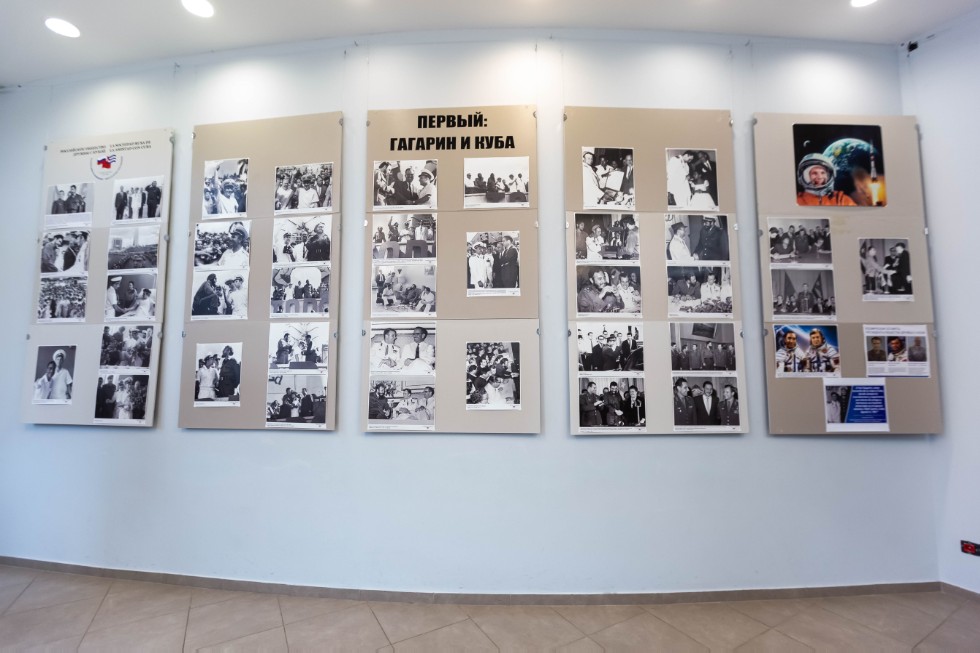 'The First: Gagarin and Cuba' photo expo opened at Engelhardt Observatory