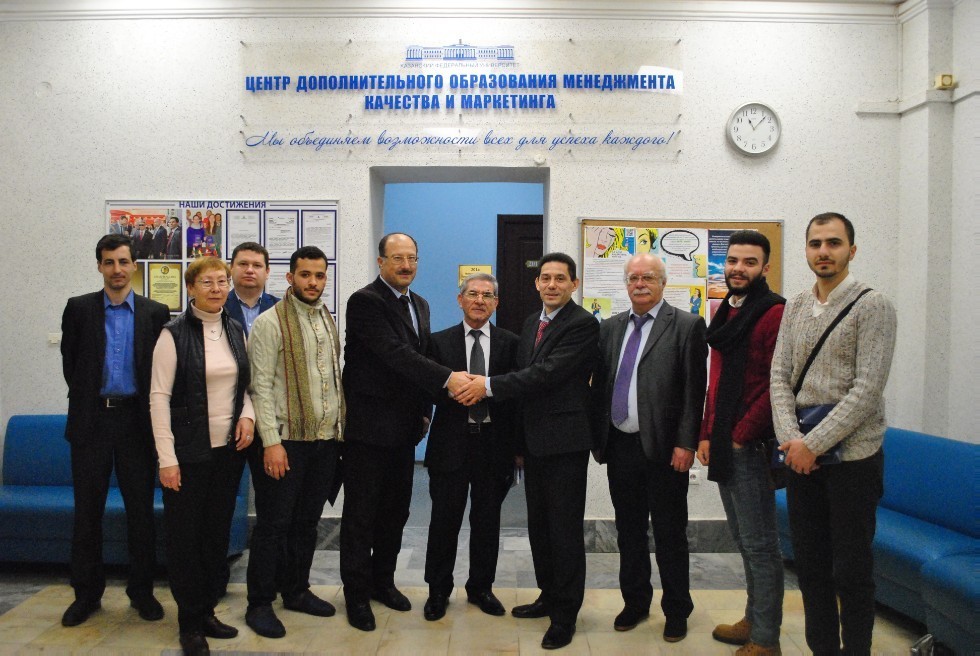 Joint delegation of Arab University of Science and Technology and Al Baath University ,IGPT, Arab University of Science and Technology, Al Baath University