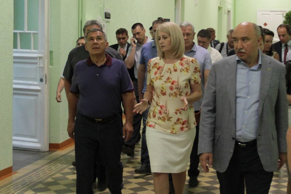 The President of the Republic of Tatarstan has estimated possibilities of pedagogical education at the Yelabuga institute of KFU The President of the Republic of Tatarstan has estimated possibilities of pedagogical education at the Yelabuga institute of KFU