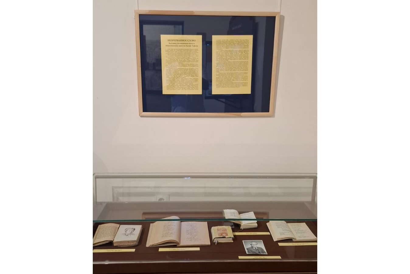 В вводном зале Музея истории Свияжска открылась выставка 'Непрерванное слово' В вводном зале Музея истории Свияжска открылась выставка 'Непрерванное слово'