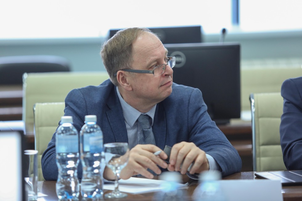 Rector Ilshat Gafurov spoke with Director General of KAMAZ Sergey Kogogin ,KAMAZ, NCI