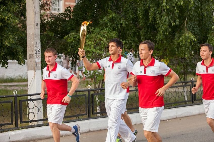 The Universiade Flame arrived in Elabuga