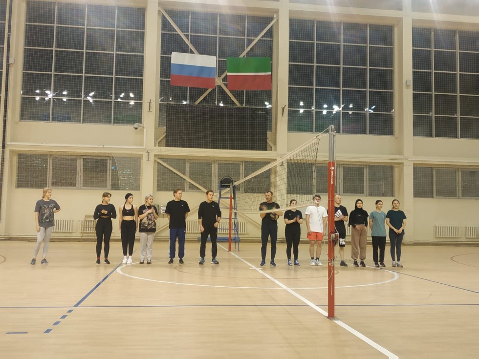 Волейбольный турнир студентов четырех институтов КФУ