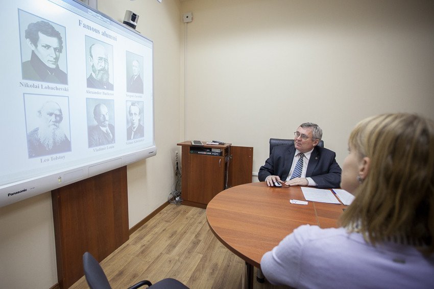 Representatives of young public circles from Austria and France got acquainted with KFU